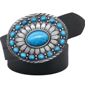 Turqouise belt buckle